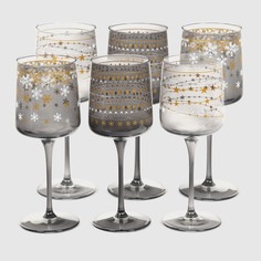 Набор бокалов Mercury Tableware Black star 320 мл 6 шт