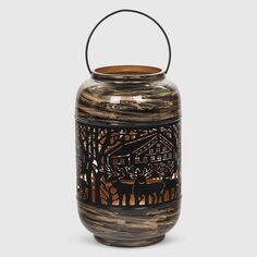 Подсвечник-фонарь Dekor pap 17x17x28 см