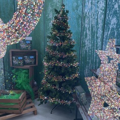 Гирлянда Lotti 1800 multiflash microleds со стартовым шнуром