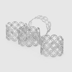 Кольцо для салфеток Mercury Tableware серебро 4 см 4 шт