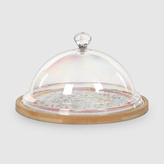 Доска разделочная Mercury Tableware 64567 с клошем 23 см