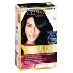 Краска для волос L’Oreal Excellence Creme 1 Чёрный L'Oreal