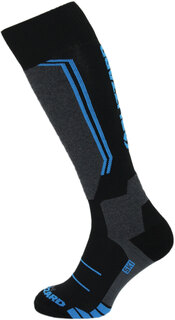 Носки горнолыжные Blizzard Allround Wool Ski Socks Black/Anthracite/Blue