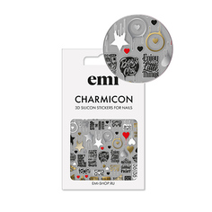 Набор, EMI, 3D-стикеры Charmicon №168, Badges, 3 шт.