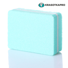 Набор, KrasotkaPro, Мини-баф с пластиковой прослойкой, 3х4 см, 100/180, 20 шт.