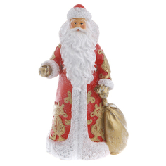 Фигуры новогодние фигура Дед Мороз с мешком 26см