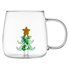 Кружки кружка WALMER Christmas Tree 350мл термостекло