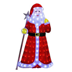 Фигуры объемные световые фигура световая MAXIJOY Дед Мороз 80см 204LED холодный белый