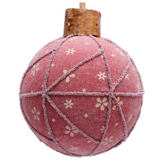 Шары елочные одиночные шар MAXIJOY 80мм пенопласт розовый
