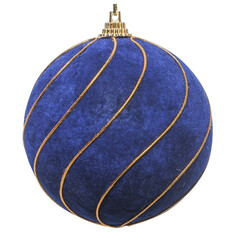 Шары елочные в наборах набор шаров MAXIJOY Индиго 80мм 3шт пенопласт синий