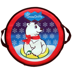 Санки, ледянки ледянка мягкая SnowDrifts Bear 52 см