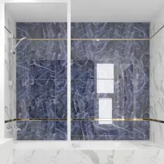 Плитка настенная Laurel 30x60 см 1.8 м² глянцевая цвет синий Без бренда