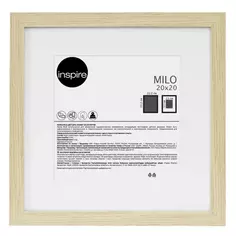 Рамка Inspire Milo 20x20 см цвет дуб