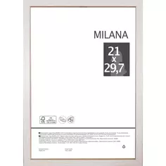 Рамка Milana 22.5x31.5 см цвет беленый дуб Без бренда