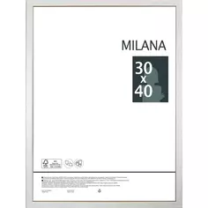 Рамка Milana 31.5X41.5 см цвет беленый дуб Без бренда