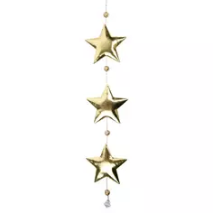 Гирлянда новогодняя «Золотистые звездочки» 50 см Без бренда