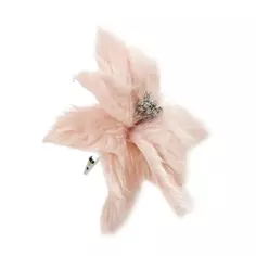 Новогоднее украшение «Пушистый белый цветок» Без бренда