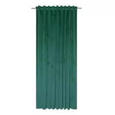 Штора на ленте со скрытыми петлями Inspire Tony 200x280 см цвет изумрудный Exotic 1