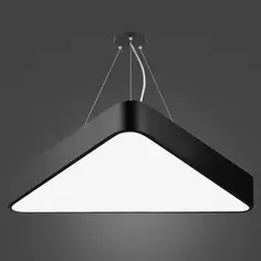 Светильник подвесной светодиодный «Geometria» Delta 5 м² нейтральный белый свет 2900 Лм цвет черный Без бренда