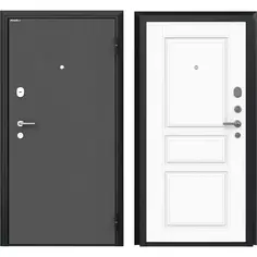 Дверь входная металлическая Премиум New 88x205 см правая малибу классик Doorhan