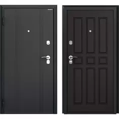Дверь входная металлическая Оптим 88x205 см левая венге Doorhan
