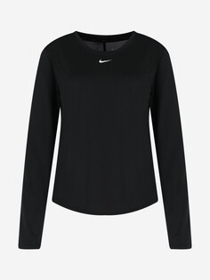 Лонгслив женский Nike One Dri-Fit, Черный