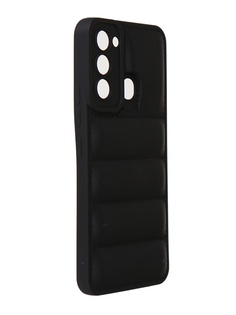 Чехол DF для Itel Vision 3 Silicone дутый Black itJacket-02