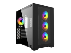 Корпус Powercase Vision ATX без БП Black CVBA-L4