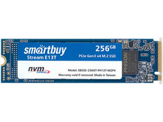 Твердотельный накопитель SmartBuy Stream E13T 256Gb SBSSD-256GT-PH13T-M2P4