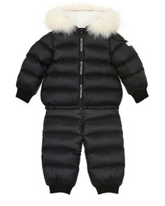Зимний комплект черного цвета Moncler детский