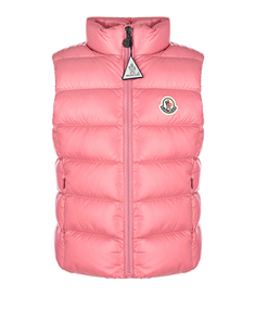 Стеганый пуховый жилет Moncler детский