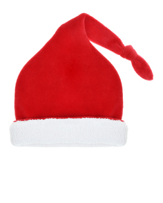 Красная шапка-колпак с белой опушкой Kissy Kissy