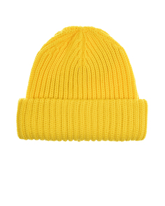 Желтая шапка из смесовой шерсти Catya детская