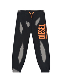 Спортивные брюки с принтом tie-dye Diesel детские