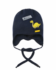 Темно-синяя шапка с нашивкой &quot;динозавр&quot; Il Trenino детское