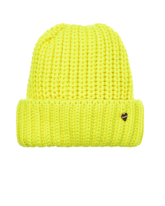 Желтая шапка с широким отворотом Il Trenino детская