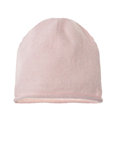 Розовая шапка из шерсти и кашемира Per te детская