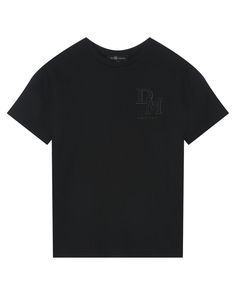 Черная футболка с вышитым лого Dan Maralex детская