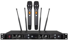 Радиосистемы с ручным микрофоном Anzhee RS400 dual HH