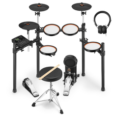 Электронные ударные установки Donner DED-100 5 Drums 3 Cymbals (в комплекте аксессуары)