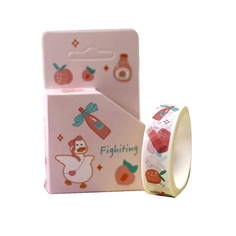 Подарочная упаковка ILIKEGIFT Декоративный скотч "Duck strawberry"