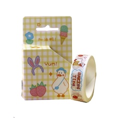 Скотч декоративный ILIKEGIFT Декоративный скотч "Duck strawberry"