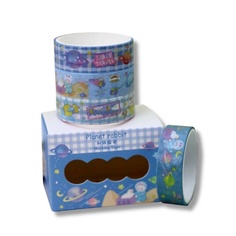 Скотч декоративный ILIKEGIFT Набор декоративного скотча "Planet rabbit"