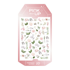 PINK UP Наклейки для ногтей DECOR LIMITED COLLECTION 2D переводные