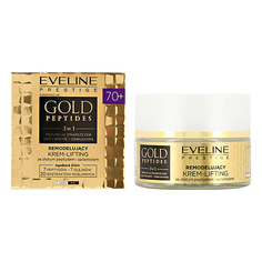 Крем для лица EVELINE Крем-лифтинг для лица GOLD PEPTIDES антивозрастной 70+ (против морщин) 50.0