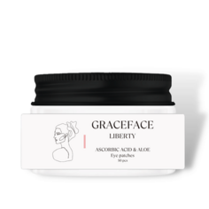 Уход за кожей лица GRACE FACE Патчи тканевые увлажняющие для глаз с витамином C от отеков и мешков 50