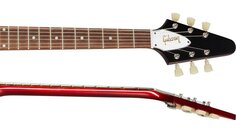 1967 Mahogany Flying V Reissue w/ Maestro Vibrola Gloss Sparkling Burgundy Gibson