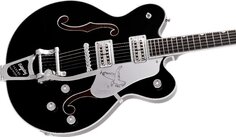 GRETSCH G6636TSL-Black Players Edition SILVER FALCON Center Block Black