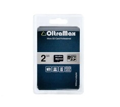 Карта памяти MicroSDHC 2GB OltraMax OM002GCSD-AD