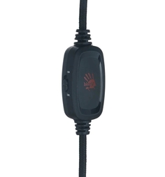Гарнитура A4Tech Bloody G330p черная 2м мониторные оголовье (1677899)